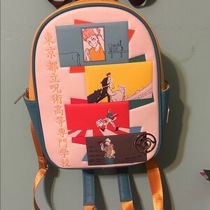 Anime-Inspired Multicolor Women's Backpack